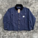 ハイブランドステューシー大人服stussy 服  男女兼用 ネイビー コーデュロイカラー ディトロイトワークジャケット ステューシー韓国風流行り