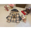ブランド子供服バーバリー Burberry秋冬男の子 女の子カジュアル激安ブランド子供洋服韓国風バーバリー風 キッズ グレー チェック裏地 フード付きトレンチコート 可愛い 73-100cm対応 