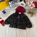 ルイヴィトンLVキッズ服秋冬用可愛いルイヴィトン風ダウン フード付き 男女共用高品質ハイブランド子供服 コピー韓国風90cm～170cm 対応