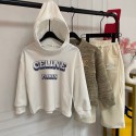 セリーヌ子供服激安キッズ服 ベストブランド celineセリーヌ風キッズトリオンフロゴニット 3 点セット ミックスカラー 男女童共用 90-160 サイズ百搭