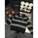 シャネルCHANELキッズ秋冬用シャネル風ボーダーポロニット 男女共用90-160 サイズシャネル可愛い子供服ハイブランド激安