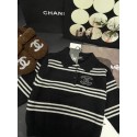 シャネルCHANELキッズ秋冬用シャネル風ボーダーポロニット 男女共用90-160 サイズシャネル可愛い子供服ハイブランド激安