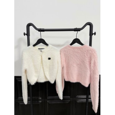 シャネル風子供服女の子CC ロゴフェザー...