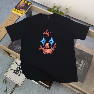 ルイヴィトン半袖tシャツ激安LVハイブラ...