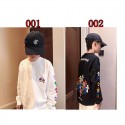 クロムハーツキッズ長袖 T シャツ高級感 百搭Chrome Hearts 子供服男女童 クロムハーツ風ポケット付きバックプリント長袖 T シャツ ストリート系 日常・外出両用ハイブランド激安