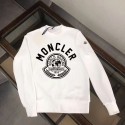 モンクレール風ヴィンテージロゴトレーナー ブラック / ホワイト 百搭男女兼用ブランド 長袖トレーナーMONCLER 風高級感クルーネックスウェットシャツ 2 色 人気ハイブランド韓国風