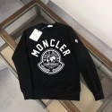 モンクレール風ヴィンテージロゴトレーナー ブラック / ホワイト 百搭男女兼用ブランド 長袖トレーナーMONCLER 風高級感クルーネックスウェットシャツ 2 色 人気ハイブランド韓国風
