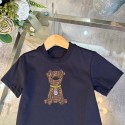 激安フェンディキッズ tシャツセットアップ  fendi 子供服セット男の子 女の子可愛い フェンディハイブランド子供服 コピーキッズ フェンディ風 春夏 / お出かけ 犬デザイン カジュアルセット