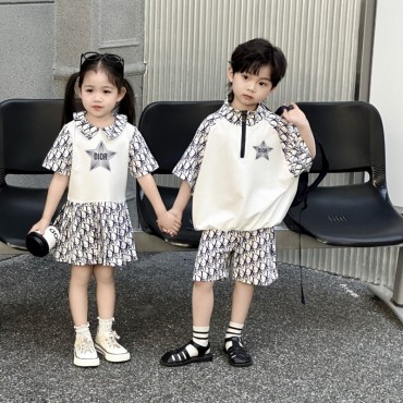 激安ディオール子供服夏セットアップ オブ...