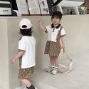 バーバリーキッズ セットアップ 兄妹 / 姉弟お揃いコーデ 春夏ハイブランドBURBERRY子供服キッズ tシャツバーバリー風 ノバチェック キッズペアコーデ ワンピース / セットアップ韓国風バーバリーキッズ服 ベストブランド子供服ウェア激安