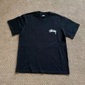Stussyキッズ半袖 tシャツ子供服ステューシーハイブランド激安ステューシーキッズ tシャツSTÜSSY 風アイグラフィック T シャツ バックプリント ブラック / ホワイトハイブランド韓国風