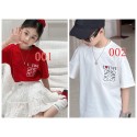 ロエベ親子Tシャツコーデ 子供大人サイズありファミリーお揃いロエベブランド人気Tシャツ 韓国風親子tシャツ夏 綿loewe子供服 ハイブランドレディースメンズ通気性良好