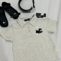 人気シャネル風子供服セットCC 刺繍半袖ポロシャツ × ショーツ 女の子CHANELキッズ上下セット春夏カジュアルセットアップ可愛いハイブランドシャネル高品質