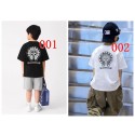 クロムハーツキッズ半袖 T シャツ 男児女児春夏 T シャツChrome Hearts 子供服クロムハーツ風 大きなサークルクロス背面プリント激安ハイブランド韓国風