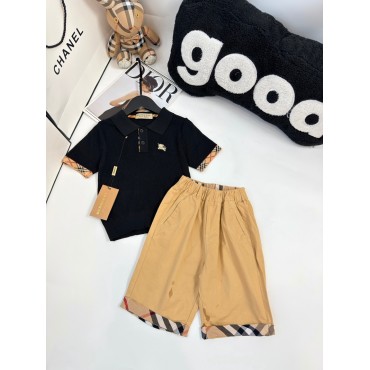 バーバリー子供服セットBurberryキッズ 2 点セット 半袖ニットポロ ハーフパンツ 男女兼用 春夏カジュアル子供服韓国風バーバリー 馬騎士刺繍ロゴ 男女兼用キッズ春夏カジュアルお出かけ子供服 バーバリー子供服セットBurberryキッズ 2 点セット 半袖ニットポロ ハーフパンツ 男女兼用 春夏カジュアル子供服韓国風バーバリー 馬騎士刺繍ロゴ 男女兼用キッズ春夏カジュアルお出かけ子供服