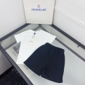  モンクレール子供服MONCLERキッズ半袖 T シャツショーツ セットアップ男女兼用 春夏コットン カジュアル子供服ハイブランド モンクレールカジュアル 兄妹服