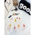 FENDI 風フェンディ キッズセットアップ  フェンディ子供服2 点セット 半袖 T シャツ 花柄スカート 女児 春夏綿ウェア 誕生日子供服フェンディブランド子供洋服