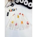 FENDI 風フェンディ キッズセットアップ  フェンディ子供服2 点セット 半袖 T シャツ 花柄スカート 女児 春夏綿ウェア 誕生日子供服フェンディブランド子供洋服
