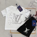 激安ルイヴィトン キッズ半袖 T シャツ ショーツセット 飛行機モノグラム 2 色展開LV子供服セット男の子 女の子 ハイブランドルイヴィトン 子供服