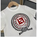 フェンディ fendi子供服 激安セットアップサークル柄プリント 子供半袖 T シャツ＋ショーツセットアップ 男の子フェンディハイブランド子供服 コピー
