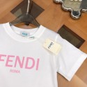 フェンディ fendi 親子コーデ 子供大人サイズありブランド半袖Tシャツペアルック フェンディ 親子 大人 子供 お揃い激安ハイブランドコピー服子供ウェアfendi男の子 女の子 キッズ ママへ パパへ
