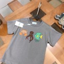 激安フェンディ fendi 親子コーデ 子供大人サイズあり ハイブランフェンディ短袖Tシャツ 綿 レディースメンズペアお揃い fendi 子供服 Tシャツ 激安男の子 女の子 キッズウェア 