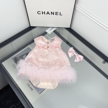 シャネルCHANELベビーロンパース ピ...
