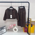 シャネル子供服 セットアップ ニットパーカー＋ワイドパンツ 2 点セット 秋冬 おしゃれセットアップCHANEL 女の子 