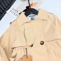 バーバリー子供服Burberryキッズ トレンチコート ダブルブレスト チェックライナー ベージュ バーバリー 男女兼用子供コート 長袖 秋冬こども服