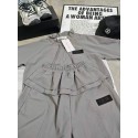 ディオールDIORキッズ セットアップ ジャケット スカートパンツ 男の子 女の子 グレー 秋冬服ディオールDIOR子供用 上下セット ロゴパッチ フリル トップス ボトムス