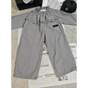 ディオールDIORキッズ セットアップ ジャケット スカートパンツ 男の子 女の子 グレー 秋冬服ディオールDIOR子供用 上下セット ロゴパッチ フリル トップス ボトムス