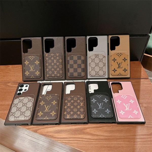 人気グッチルイヴィトンGalaxy s26 ultra s26 s25ケースカード入れ男女兼用 ブランド GUCCI  iphone 18 pro max 17 携帯ケース革背面カード収納高品質ルイヴィトンLVギャラクシーS26 S6ultraケースグッチアイフォン18 17 18pro maxケース 