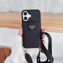 pradaプラダ Galaxy s26 ultra s26 ケース肩掛け背面カード収納革pradaプラダギャラクシーS26 S25ultraケースレディース欧米風高品質ハイブランド iphone18/18promax 17 16  proケースプラダ激安