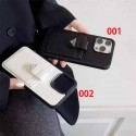 ハイブランドプラダ風Galaxy s26 ultra s26 s25ケース男女兼用iphone18pro/17promax 16 ケースPRADA カードポケット付き レザー調 iPhone ケース ホワイト / ブラック 2 色展開人気プラダギャラクシーs26 s25 s24 s23 ultra携帯ケース