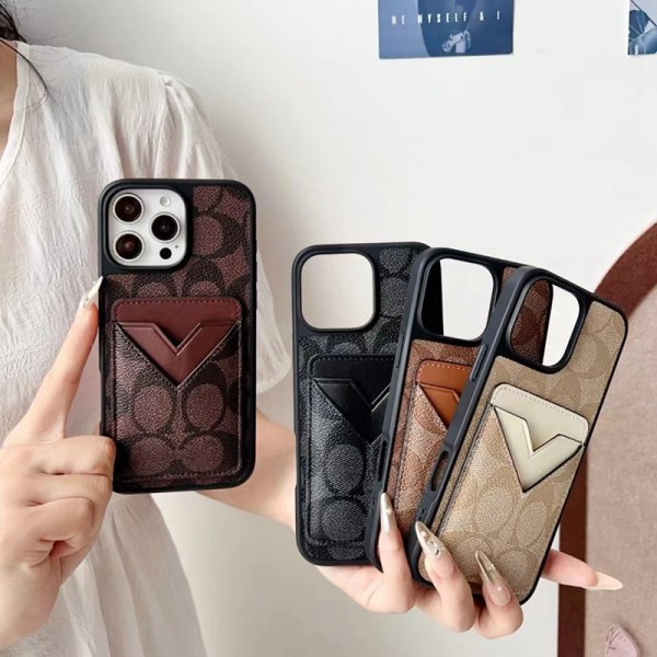 新作コーチサムソン galaxy s26 ultra s25ケースカード入れアイフォンair 17 16pro max 15 ケース革coachハイブランド可愛い 激安コピー人気サムソン s26 25 ultraケースコーチセレブ愛用ハイブランドアイフォン17 16pro max Galaxy s26ultra ケースcoach