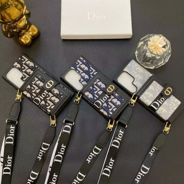 ディオールハイブランド激安Galaxy s26 ultra s26 s25ケース肩掛けカード入れiphone17pro/17promax 16 ケースDior人気ブランド革激安ディオールギャラクシーs26 ultra s26 s25 ultra携帯ケースカード収納高品質ハイブランドDior欧米風