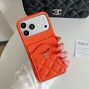 ハイブランドシャネルiphone 18 18promaxケースレディース向カード入れ可愛いiphone18promax 17proケースCHANEL人気新作アイフォン18pro 18air 17 16pro max 15 ケースシャネル多機能スマホケース 8 色展開