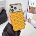  ゴヤールGoyardアイフォン18pro max 18pro 17 proカバーIPhone18pro max 18ultra 18Pro 17ケース ゴヤールアイフォン18plus 18ultra 17pro max 幾何ダイヤ総柄金メッキフレームスマホケース