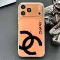 シャネルiphone 18pro max 18plusケース ハイブランドCHANEL 文字プリント 透明 TPU 落下防止アイフォン18 18air 18pro maxケースジャケット型人気シャネルiphone18plus/17plus/17ケース