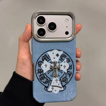 クロムハーツ Iphone18pro max 18plus 17携帯ケースChrome Heartsアイホン18 18pro Max ケースカバー 上品クロムハーツ iphone18 plus 17 16 17pro Max 17E ケースカジュアル アイホン18air 18PROケース