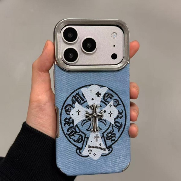クロムハーツ Iphone18pro max 18plus 17携帯ケースChrome Heartsアイホン18 18pro Max ケースカバー 上品クロムハーツ iphone18 plus 17 16 17pro Max 17E ケースカジュアル アイホン18air 18PROケース