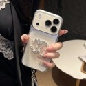 iphone 18/air/18 pro/18 pro max 即納 シャネル Chanel IPhone 18 17 16 15 14 13 Pro air IPhone17e 18 16 15 Pro 8 SE ケースシャネル Chanel アイフォン18 17 air 16 15 14 Plus 13 12 Pro Max 11 Pro XR XS スマホケース 【3 カラー】立体ビジューダブル C 風 グリッターグラデーション大窓スマホケース 衝撃吸収