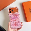 女性向けエルメスアイフォン18pro max 18ultra 17 pro max 18 plus  レース花柄 ラメ入りスマホケース Iphone18 Plus 17Pro Max 18 ultra airケース エルメスブランド レディース女性かわいい高級HERMESアイフォン18ultra 18pro 17 proカバーIPhone18pro max 18ultra 18Pro 17ケース