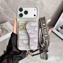 ディオールDior アイフォン18pro max duo 17 pro max 18 proケース斜め掛け Iphone18 Plus 17Pro Max 18pro 18 pro max ケースディオールDior  ブランド レディース