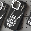 Stussy ステューシーiphone 17 18 18promaxケースブラックデニム生地スマホアイフォン 18pro max 17 pro max  16 15ストリート男女兼用カバーハイブランドステューシーiphone18/18promax/18 proケースシンプル