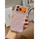 CHANEL Diorブランドアイフォン18pro max 17 pro 18 ピンクラメ総柄スマホケース ディオールラインストーンカメラ枠  IPhone18pro 18air 17 16ケースシャネルアイフォン18pro max 18 17pro max ケース 大人可愛いレディース向