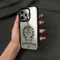 クロムハーツIphone18pro max 18plus 17携帯透明ケースChrome Heartsアイホン18 18pro Max ケースカバー 上品Chrome Hearts iphone18 plus 17 16 17pro Max 17E ケースカジュアル アイホン18air 18PROケース