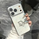 シャネルCHANELアイフォン18 18pro maxケース ディオールiphone 18 18promax 18plus 18air 18pro  17 16 ケースレディース 貝殻光沢 3D ダイヤ CC ロゴスマホケース ラインストーンカメラ枠 iPhone 全機種
