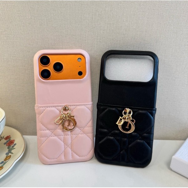 ディオールDior芸能人愛用Iphone18pro max 18plus 18携帯ケース背面カード収納レディースDiorイホン18 18pro Max ケースカバー 上品 カード入れディオールiphone18 plus 17 16 17pro Max 17E ケース