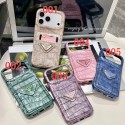プラダprada アイフォン18ultra 18pro 17 proカバーカード入れ IPhone18pro max 18ultra 18Pro 17ケースプラダアイフォン18plus 18ultra 17pro max ケース背面カード収納 女子 かわいい おしゃれアイフォン18pro  18air 18 Plus 18 Pro Max スマホケース